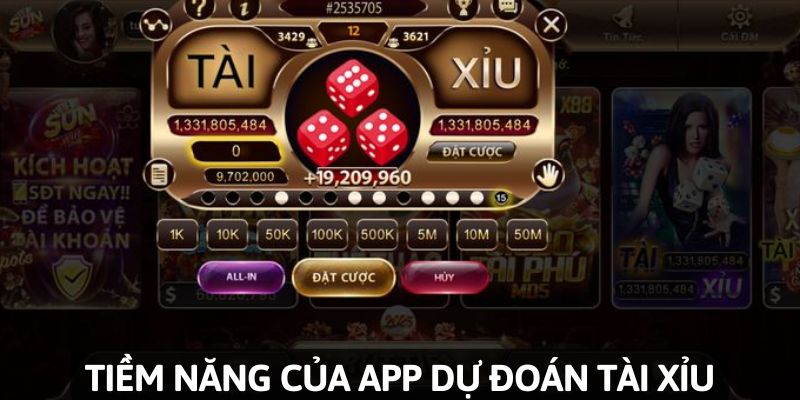 Lợi ích mà app dự đoán tài xỉu mang lại